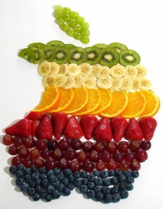Красивая фруктовая тарелка