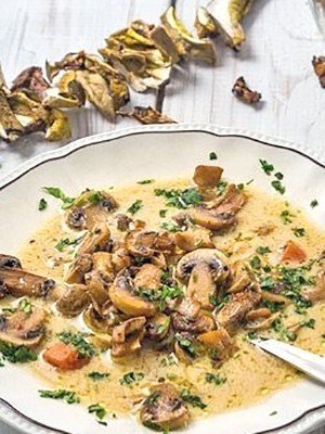 Грибной суп из сушеных белых грибов