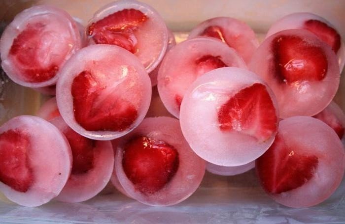 Замороженные ягоды в сиропе